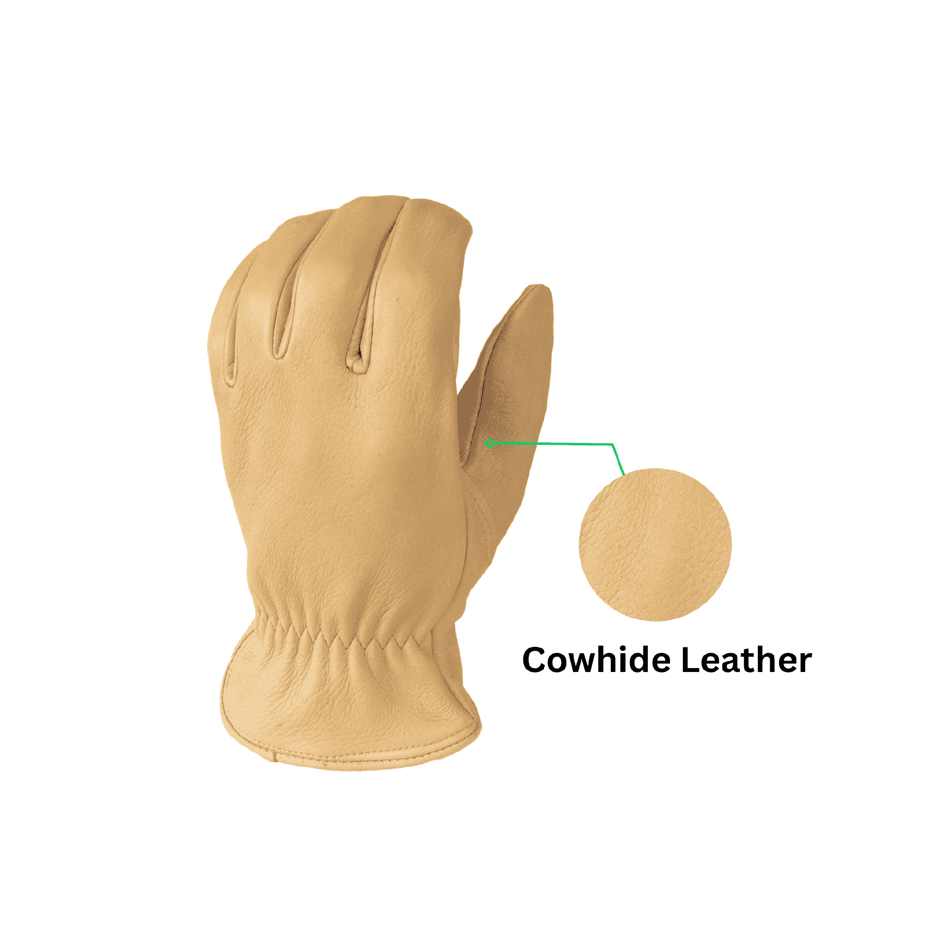 Single Pair - Heavy Duty Cowhide Glove