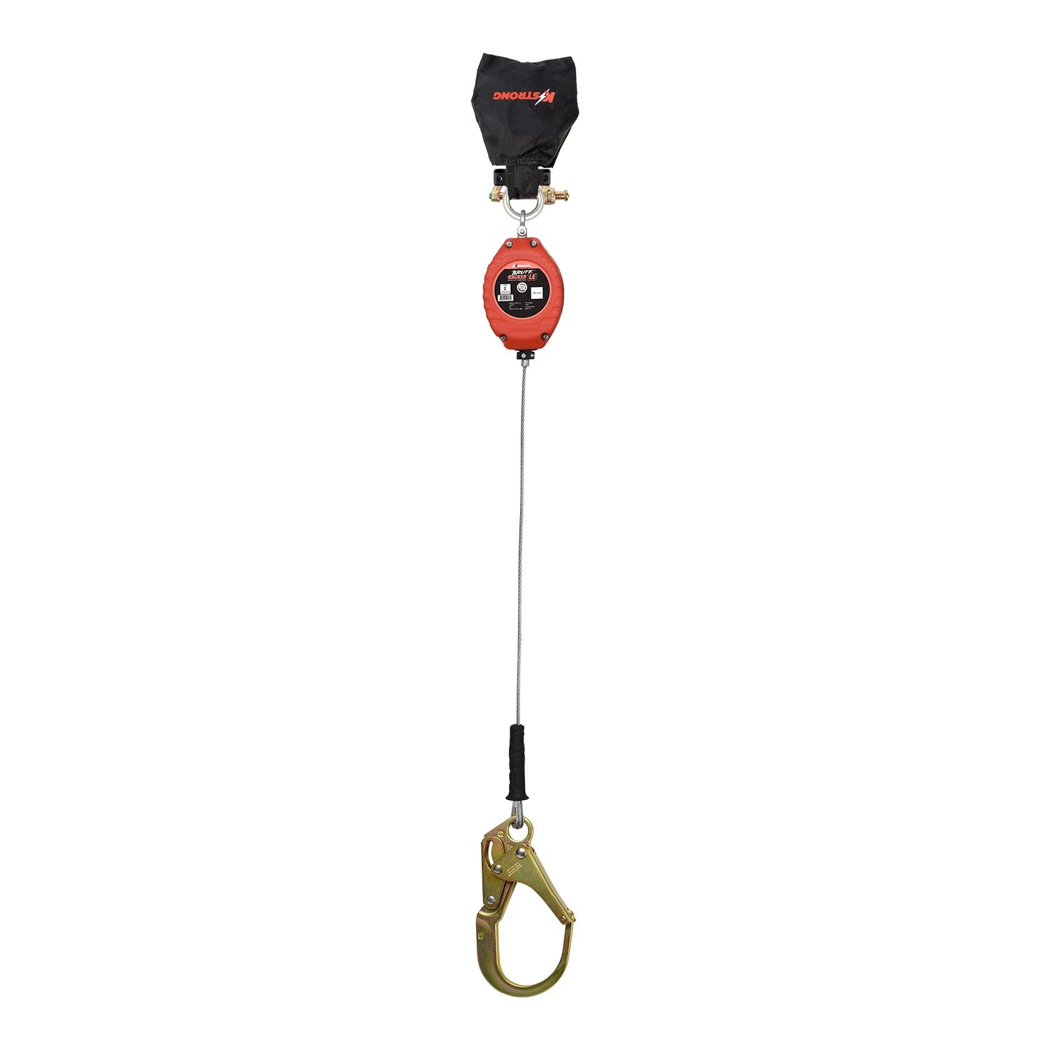 LE 8.5 ft. Cable SRL-LE with swivel rebar hook at connector end and shock pack with Twin SRL connector at top (ANSI)