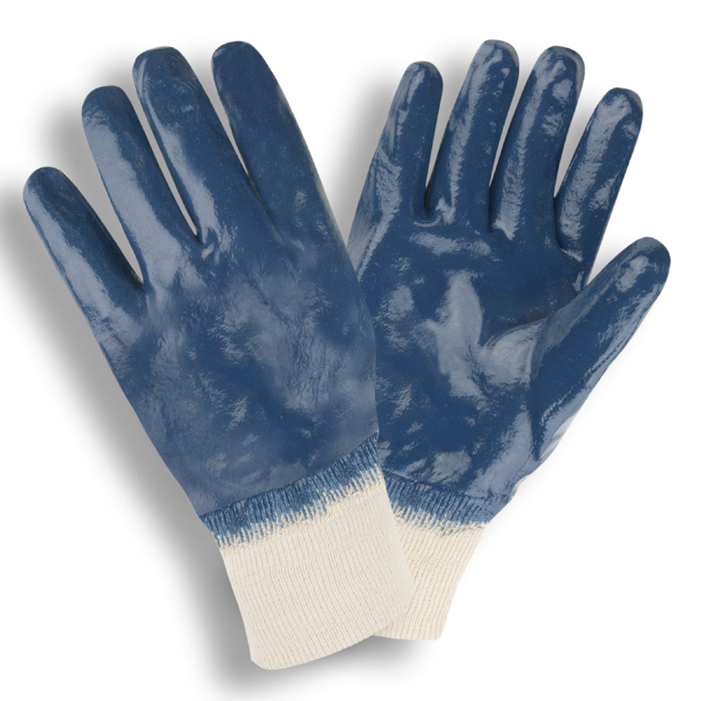 12 Pairs - Nitrile Supported Smooth Finish Glove with Lined Interlock