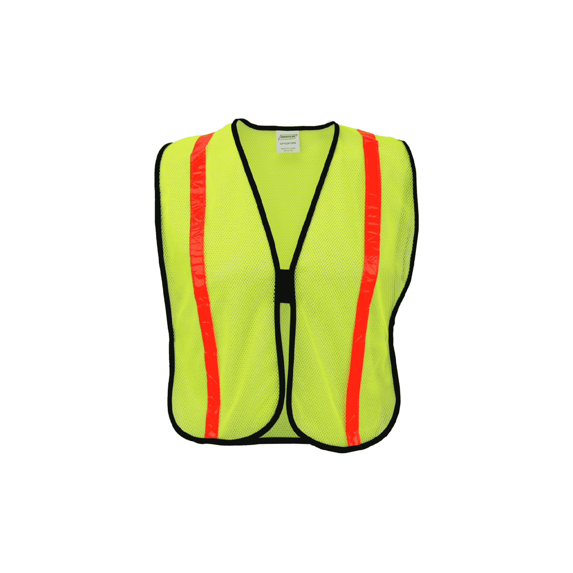 Economy Lime Mesh with 1" Orange Tape (One Size Only)