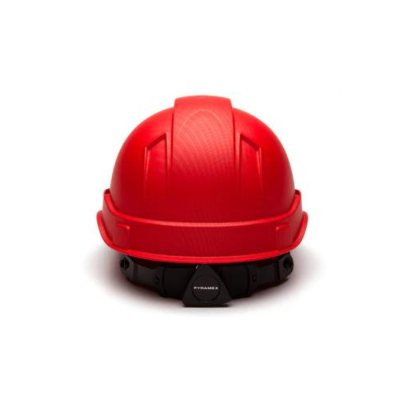 Red Graphite Pyramex Ridgeline Cap Style Hard Hat 4-Point Ratchet Suspension