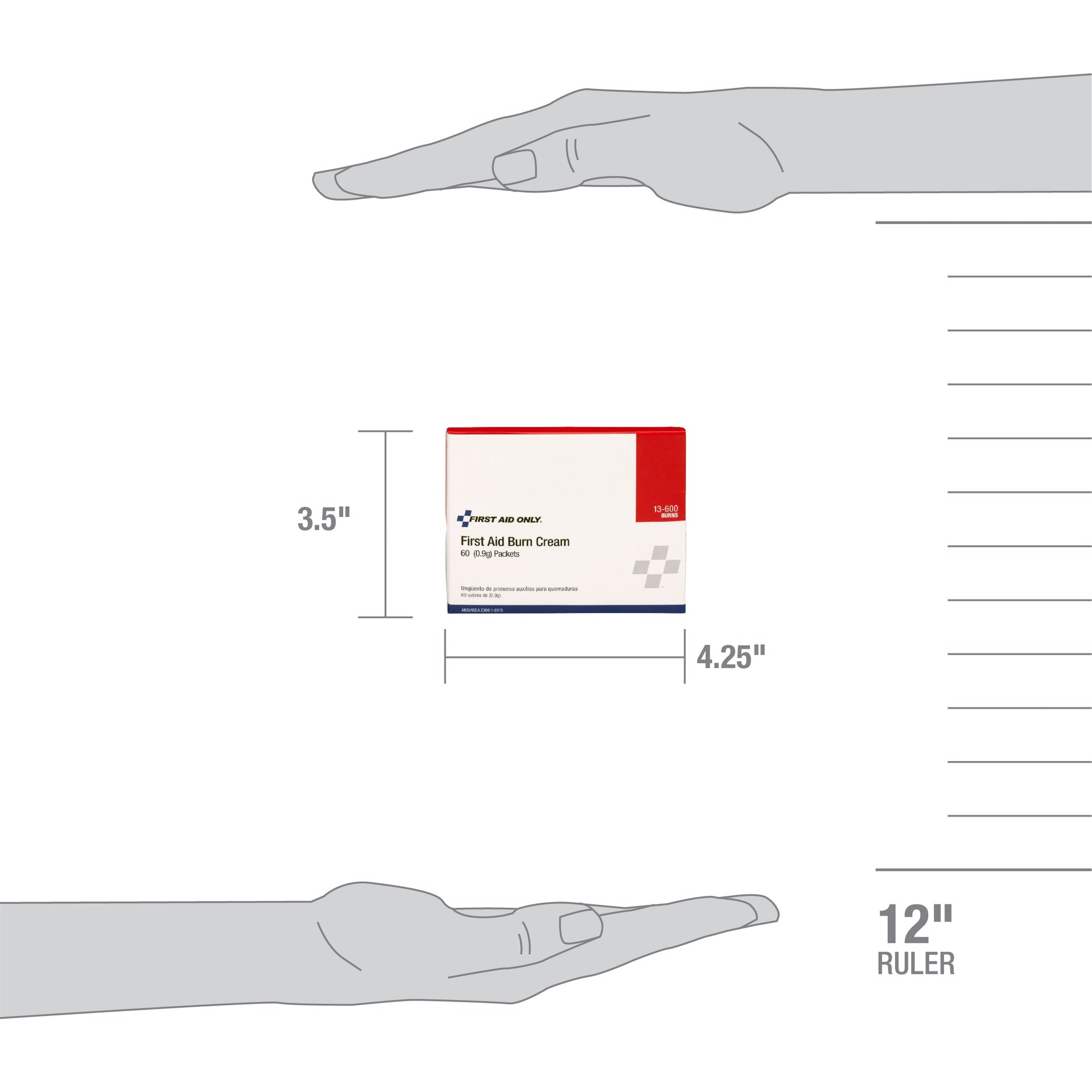 First Aid Burn Cream, 60/box