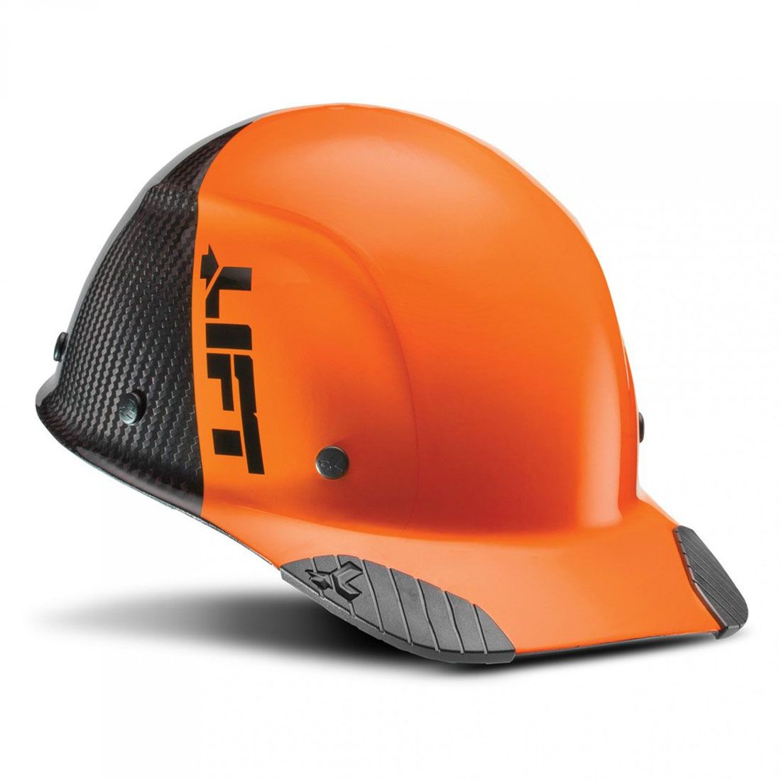 Lift DAX Carbon Fiber Cap Brim 50-50 (Orange/Black)