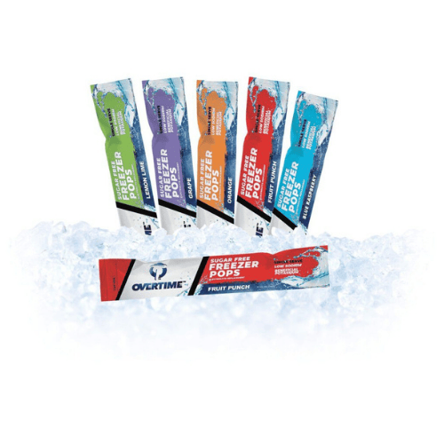 Electrolyte Freezer Pops – Overtime 3 oz Sugar-Free Variety Pack