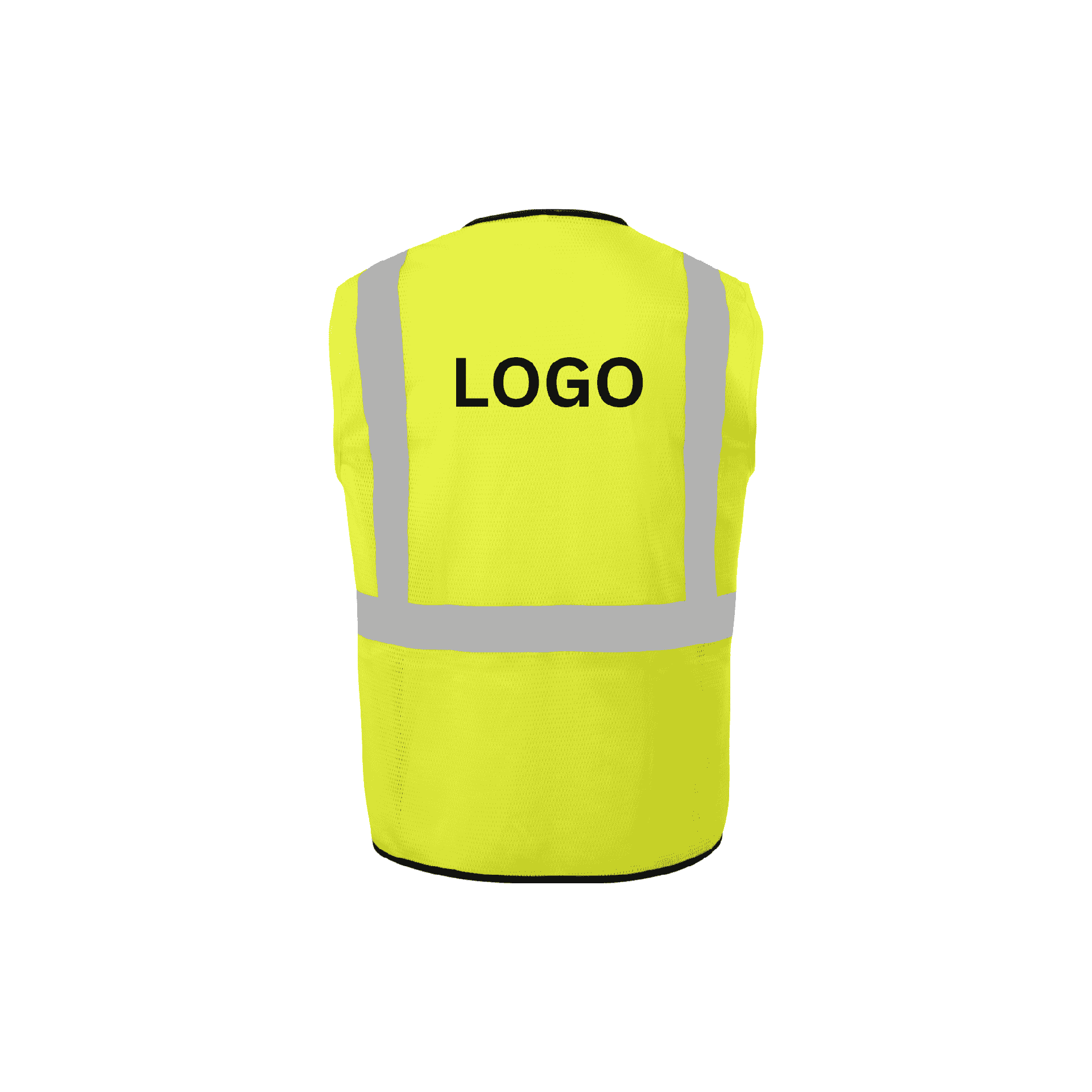 Class 2 Lime Safety Vest with 8 Pockets