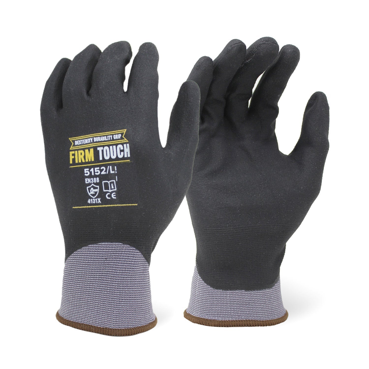 12 Pairs - Nitrile Micro-Foam Fully Coated Glove