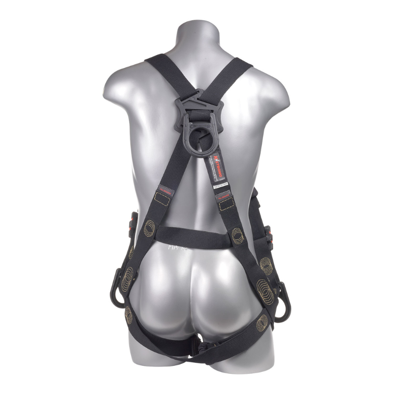 Element Arc Flash Rated 5-Point Full Body Harness, 3 D-rings, Mating Buckle Legs and Chest (ANSI)