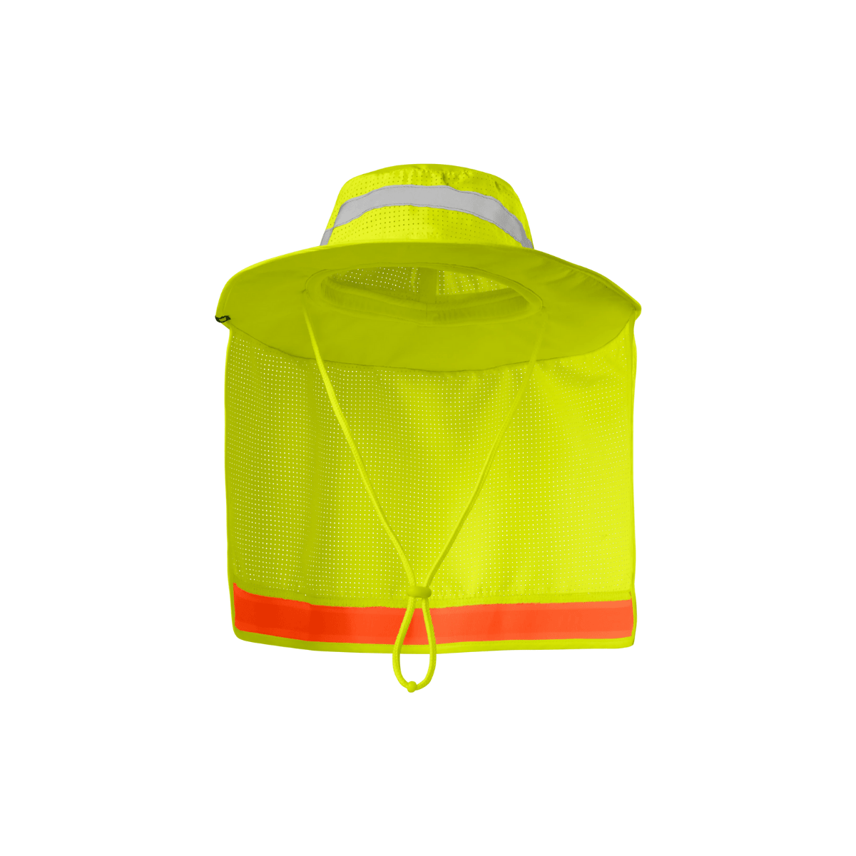 Waterproof Hi Vis Lime Boonie Hat with Neck Cover