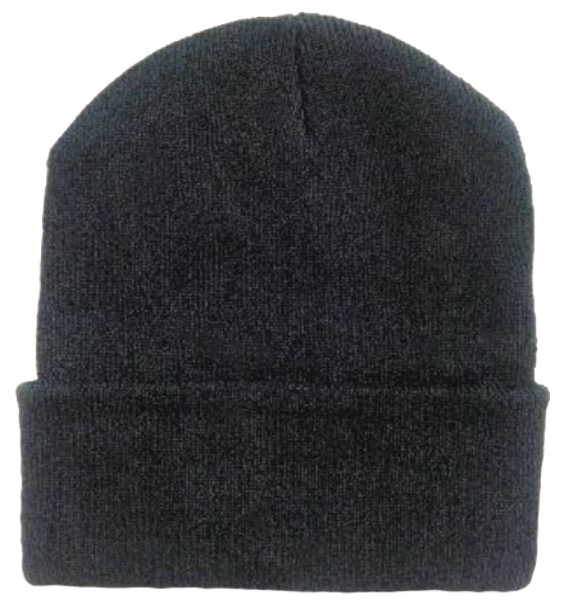 Essential Black Beanie (Adult)