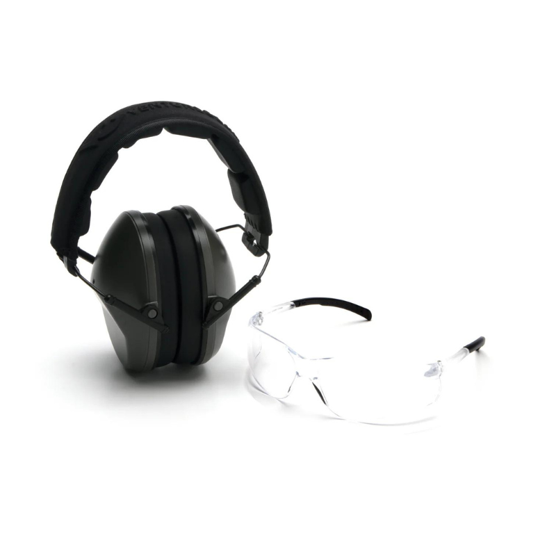 Clear Lens with VG Low Profile Earmuff