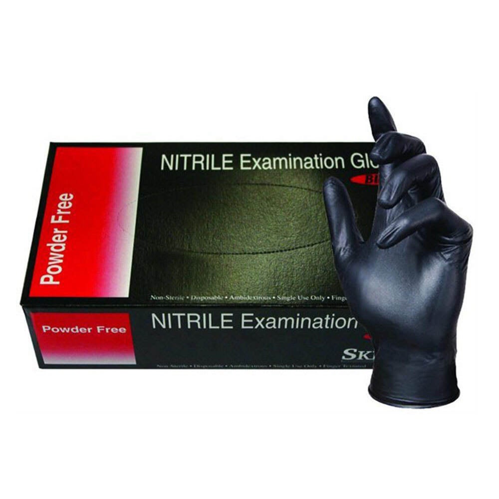 5 Mil Black Nitrile Disposable