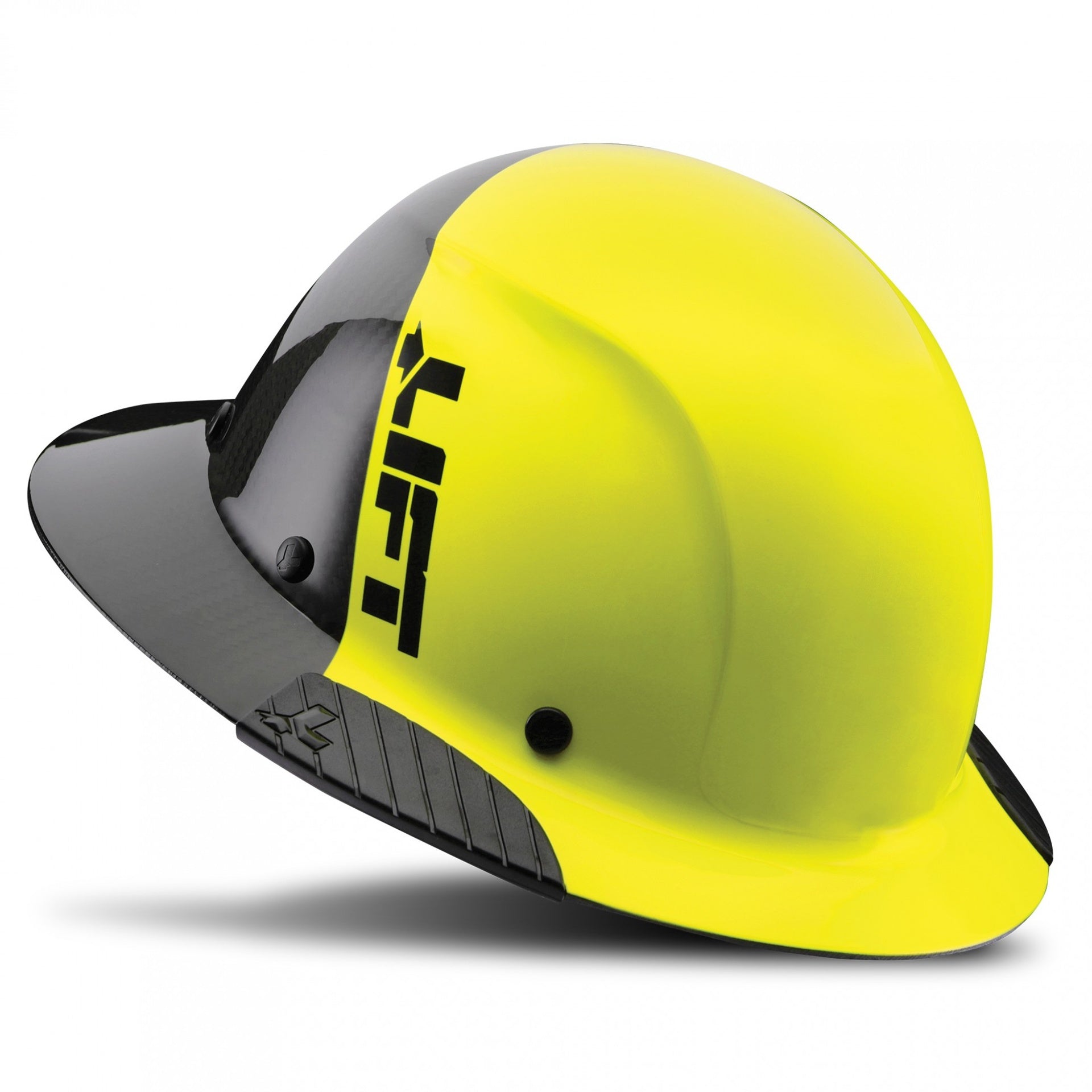 Lift DAX Carbon Fiber Full Brim 50-50 (Yellow/Black)