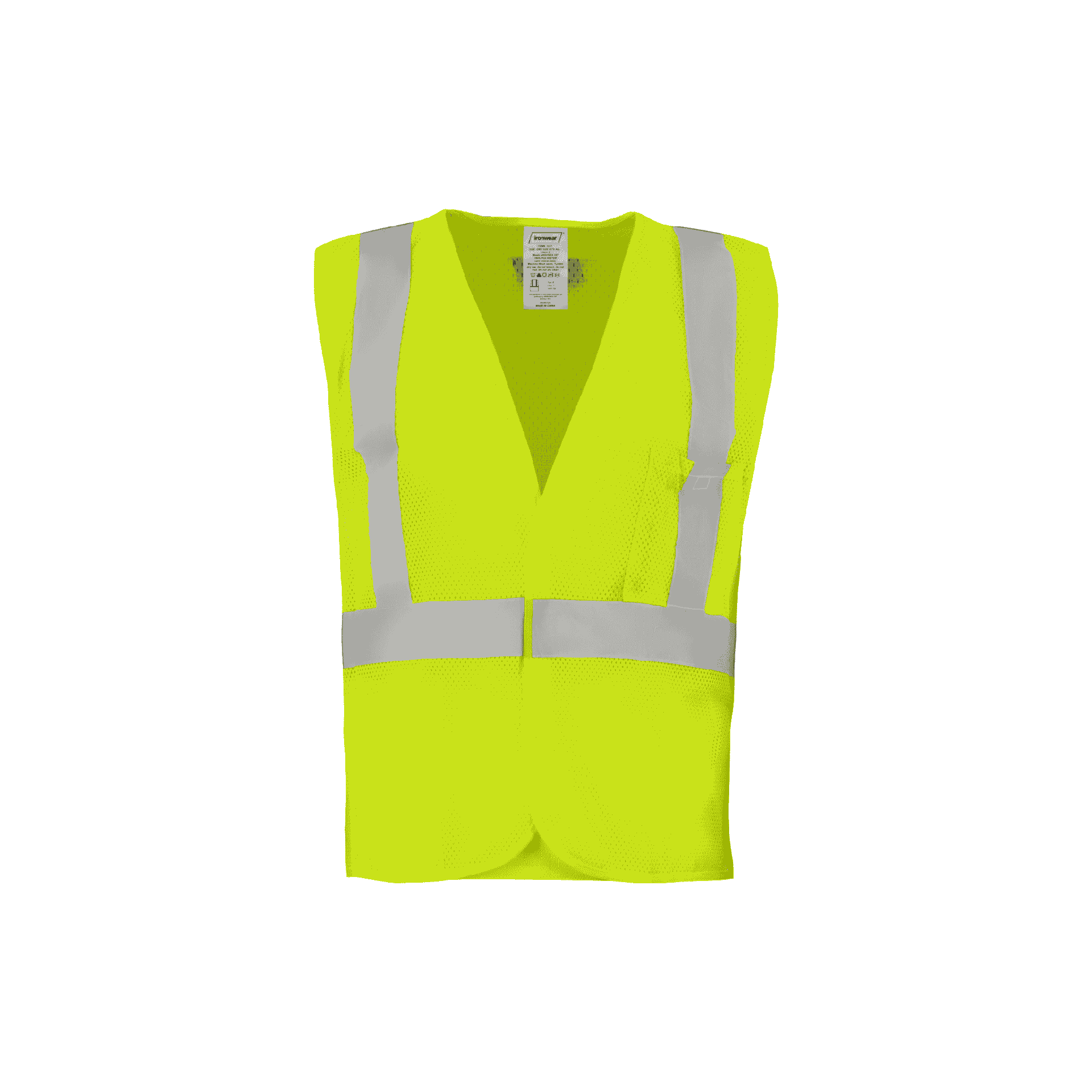 Class 2 Lime Safety Vest with 3 Pockets (One Size Fits All)