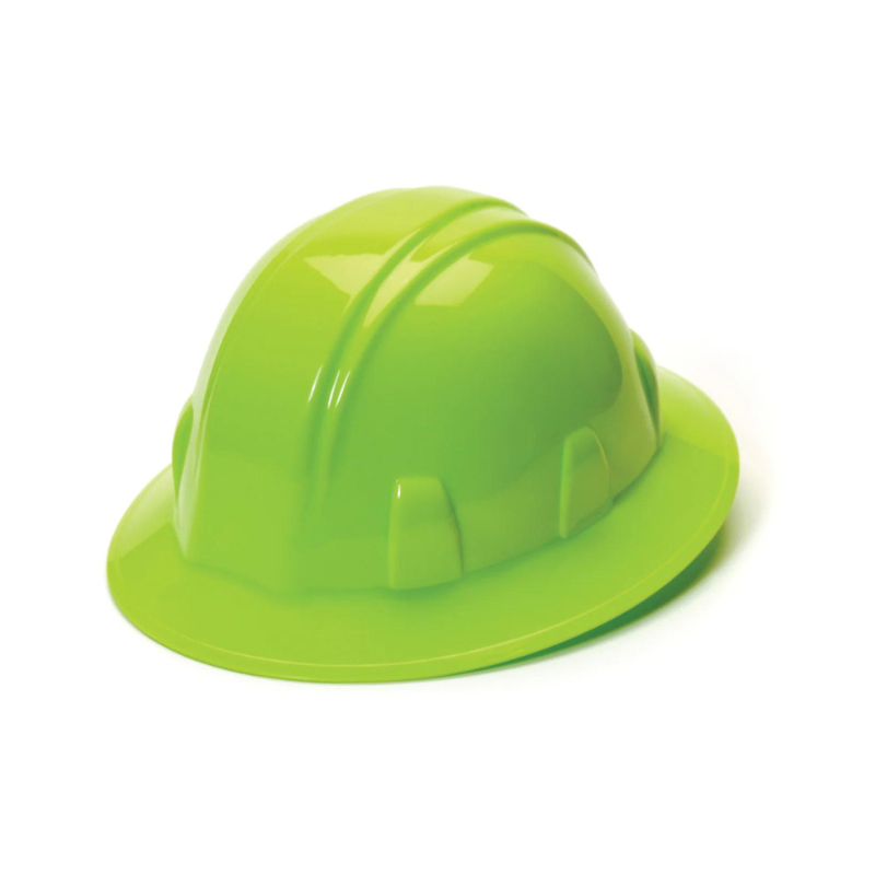 Hi Vis Pyramex SL Series Full Brim 4 Pt Hard Hats