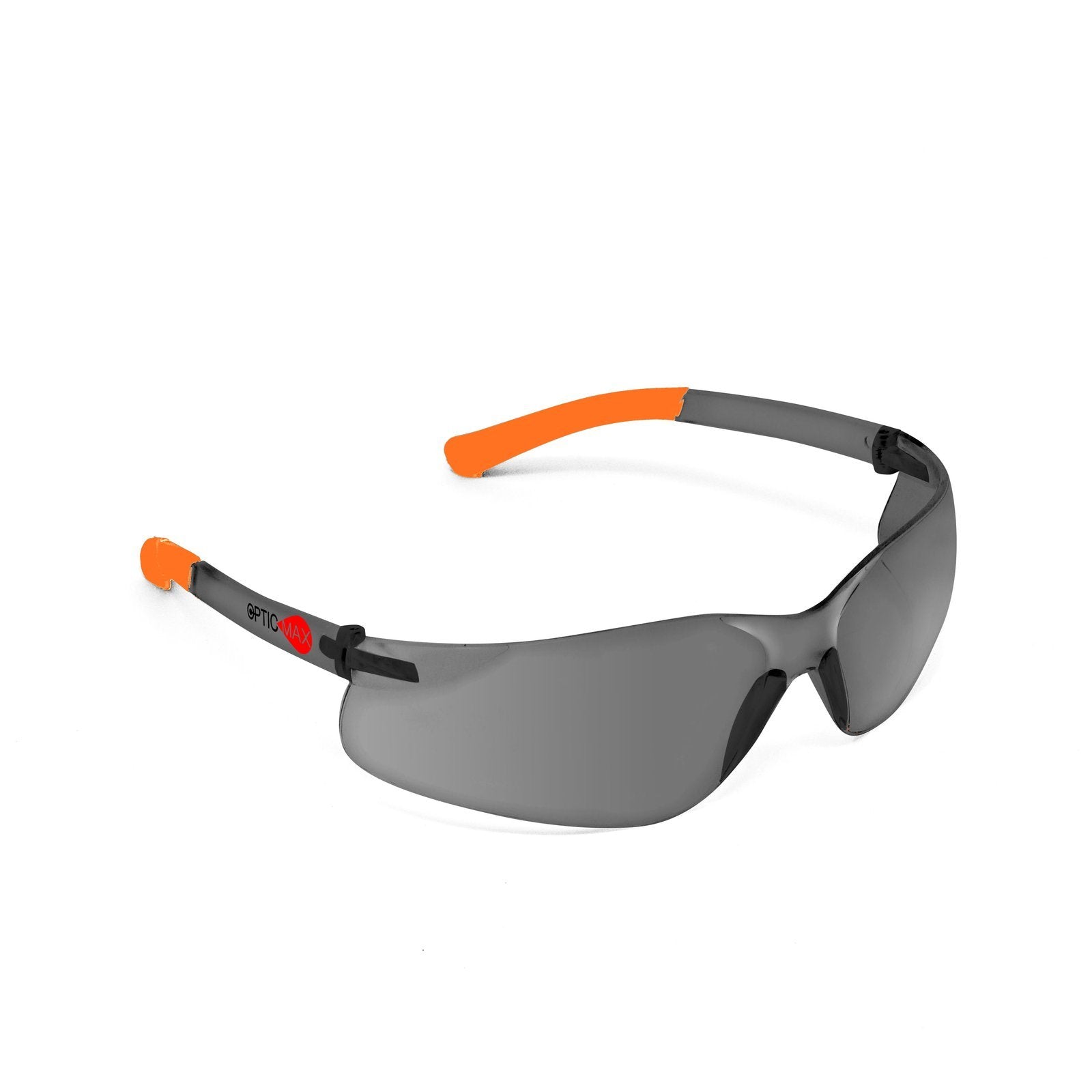 Grey Lens Wrap-Around Safety Glasses (Anti-Fog Option)