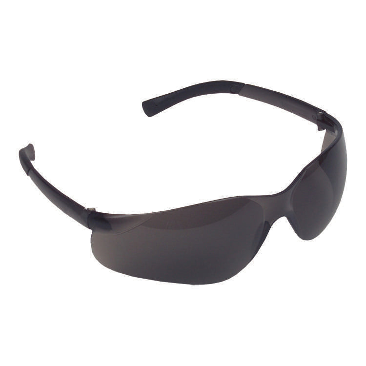 Grey Lens Wrap-Around Safety Glasses (Anti-Fog Option)