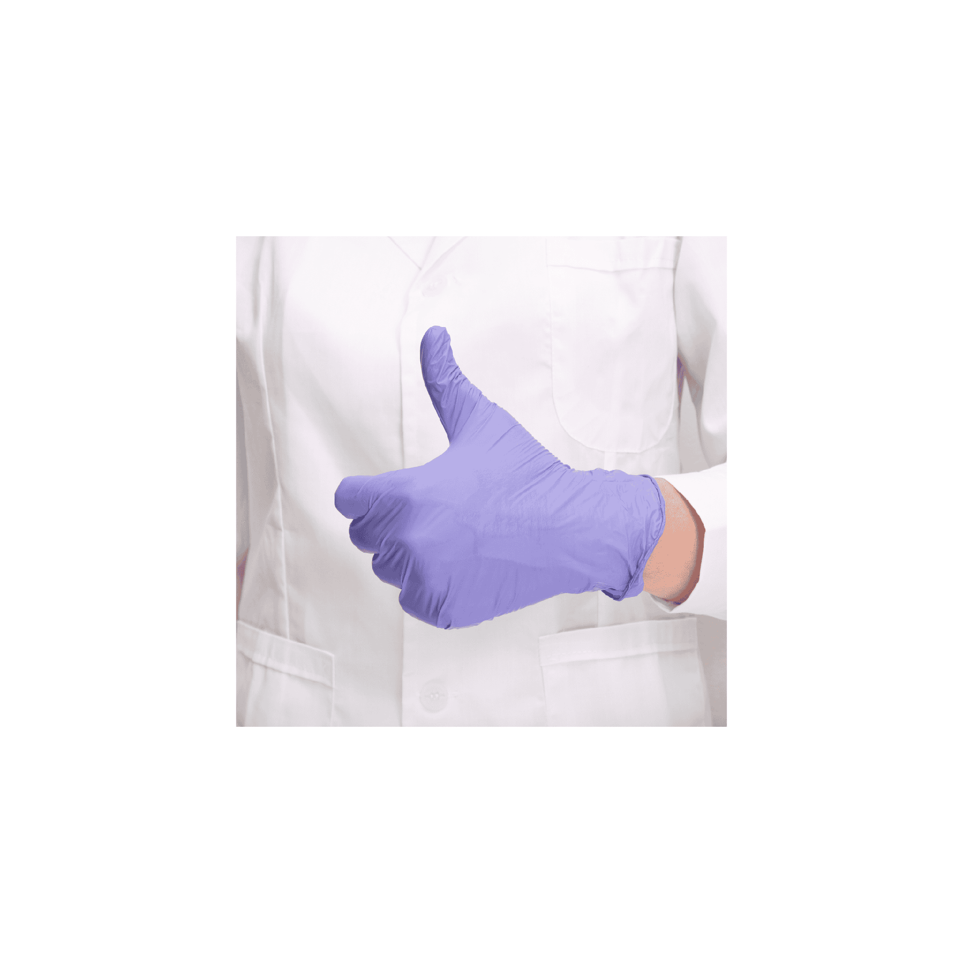 3 Mil Purple Nitrile Exam Glove