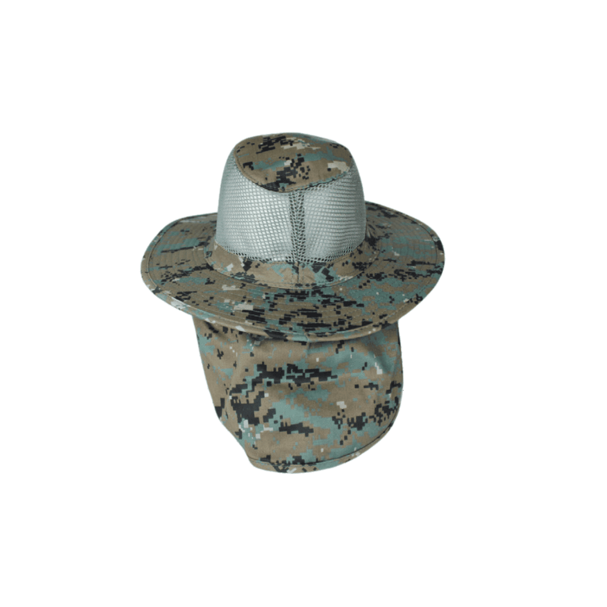 Camo Boonie Hats with Flap and Mesh Top