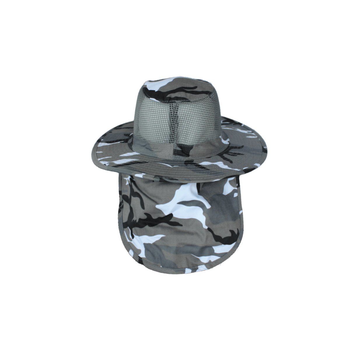 Camo Boonie Hats with Flap and Mesh Top