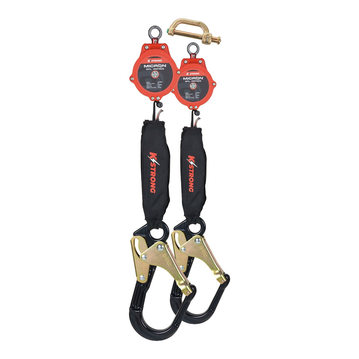 6 ft. Micron™ SRL Assembly with Large Aluminum Rebar Hook with Steel ANSI Gate (ANSI) – Harness Connector Included