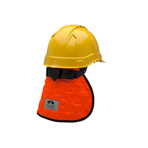 Cooling Hard Hat Pad and Neck Shade - Hi Vis Orange