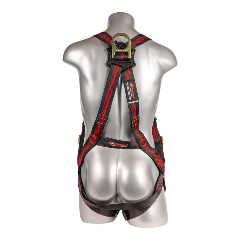 Elite 5-Point Full Body Harness, Dorsal D-ring, Front D-ring, MB Legs (ANSI)