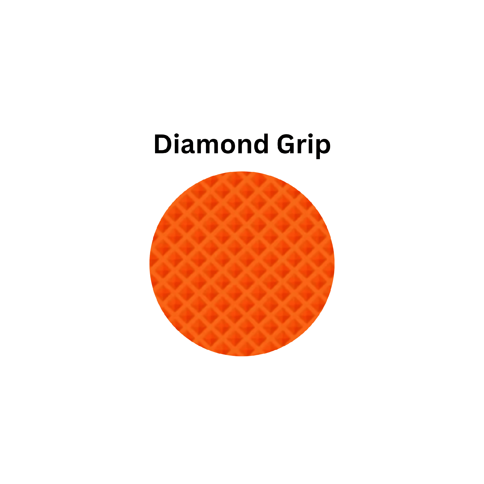 8 Mil Orange Diamond Grip Disposable
