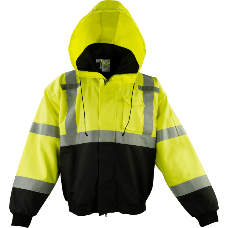 Flame Resistant Hi Vis Lime Jacket