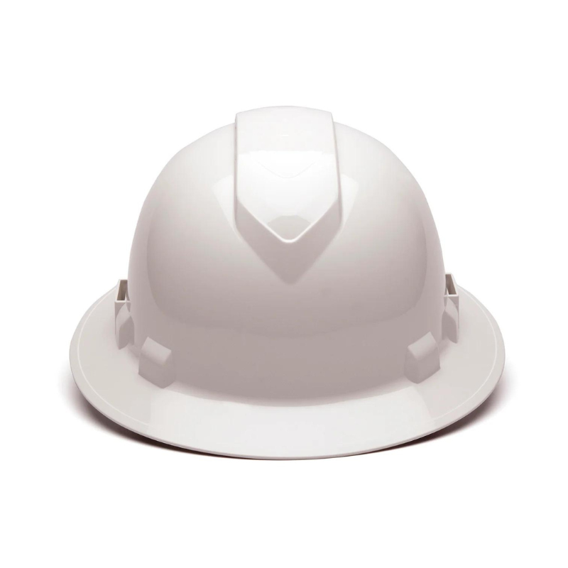 Pyramex Ridgeline Full Brim 4 Pt Hard Hats - Vented