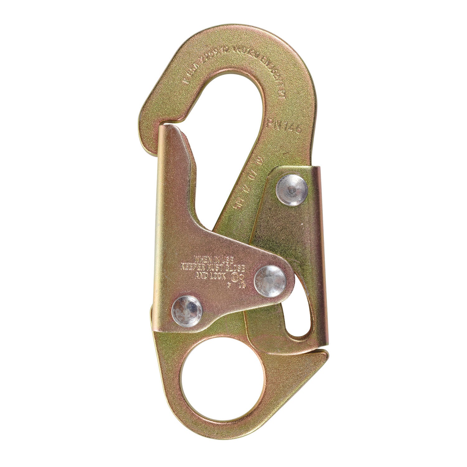 Stamped steel snap hook