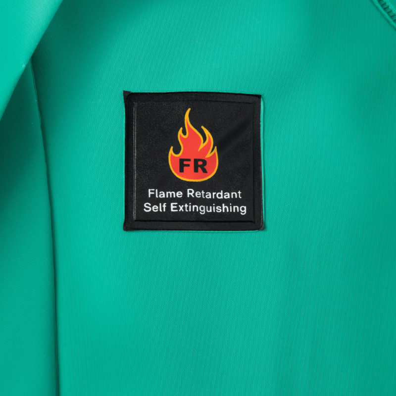 Green .45mm PVC/Nylon Mesh Coverall (FR)