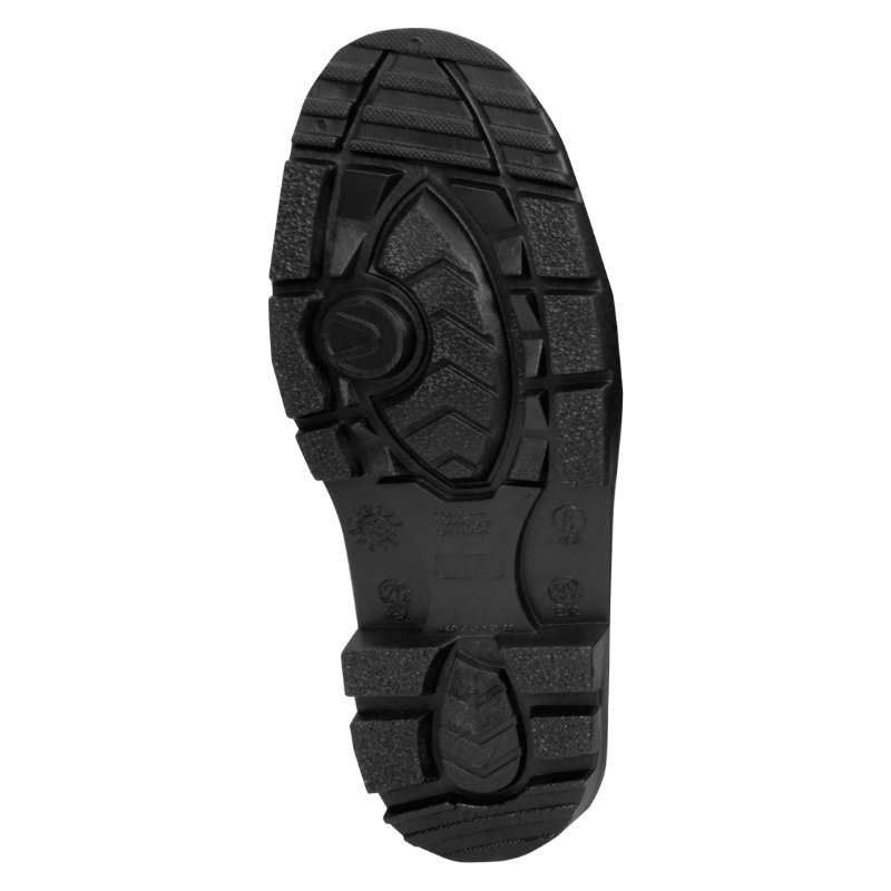 Ironwear 16" High Black PVC Safety Work Boot with Work Sole