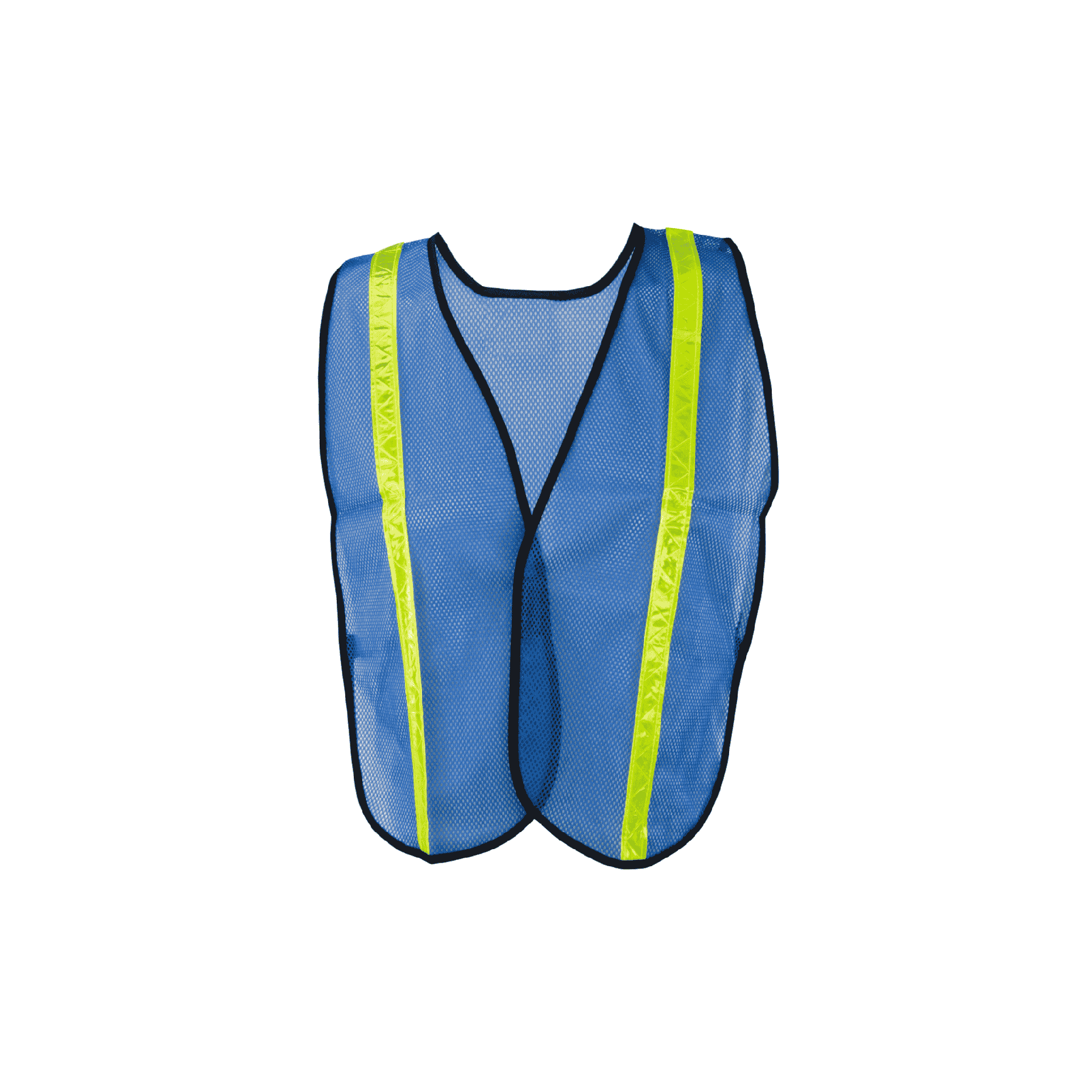 One Size Fits All Economy Safety Vest 1" Lime Tape (3 Colors)