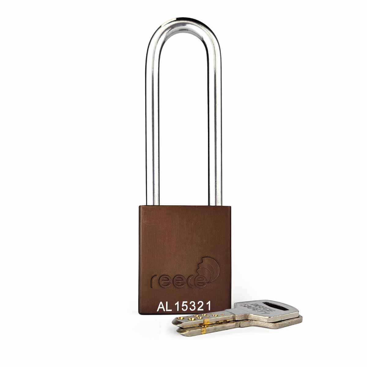 Brown REECE Aluminum Safety Long Padlock KA