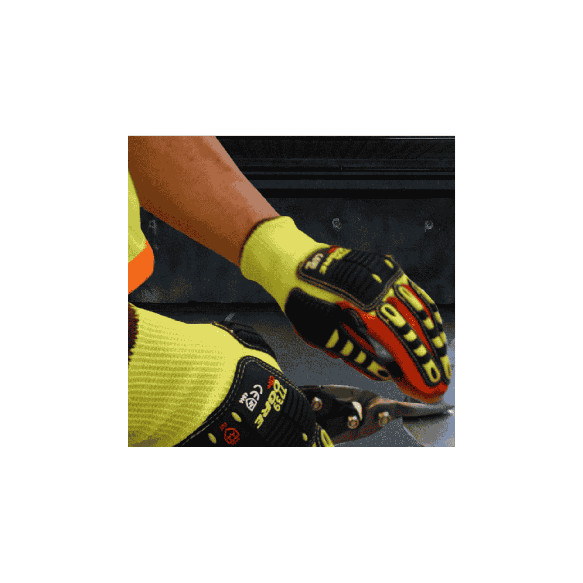 Single Pair - OGRE CR+ A5 Cut Impact Gloves with Velcro