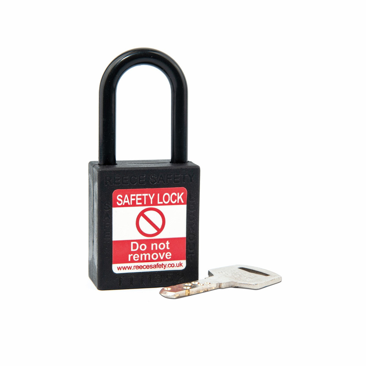 Black REECE Non-Conductive Safety Padlock KTD