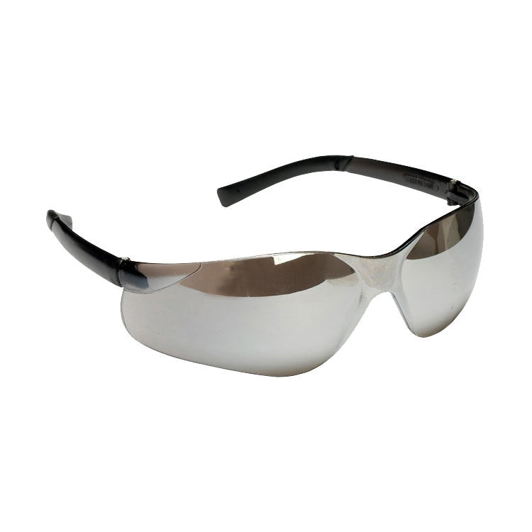 OPTIC MAX Series 100RT - Silver Mirror Lens Safety Glasses