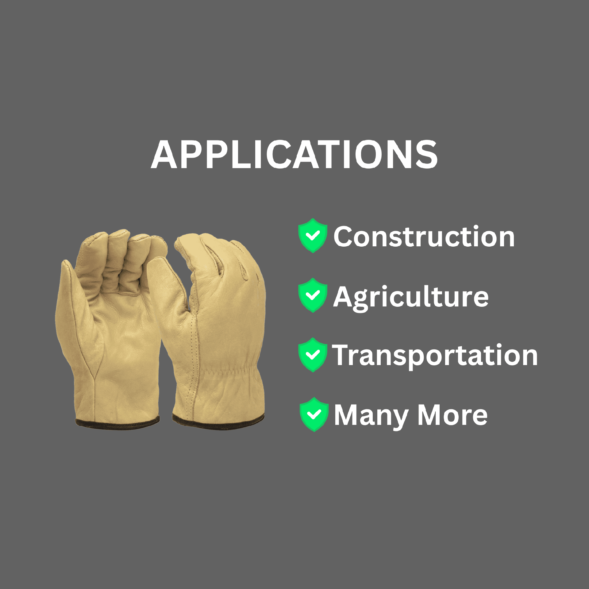 Single Pair - Sherpa Insulated Cowhide Leather Glove