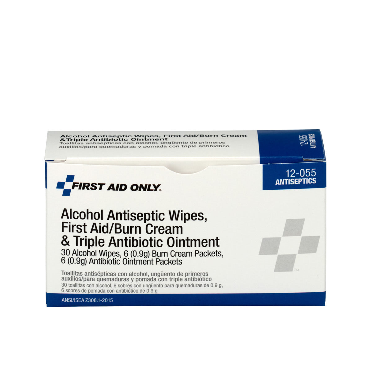 Antiseptic Pack (30 Alcohol Prep Pads, 6 Burn Cream, 6 Antibiotic)