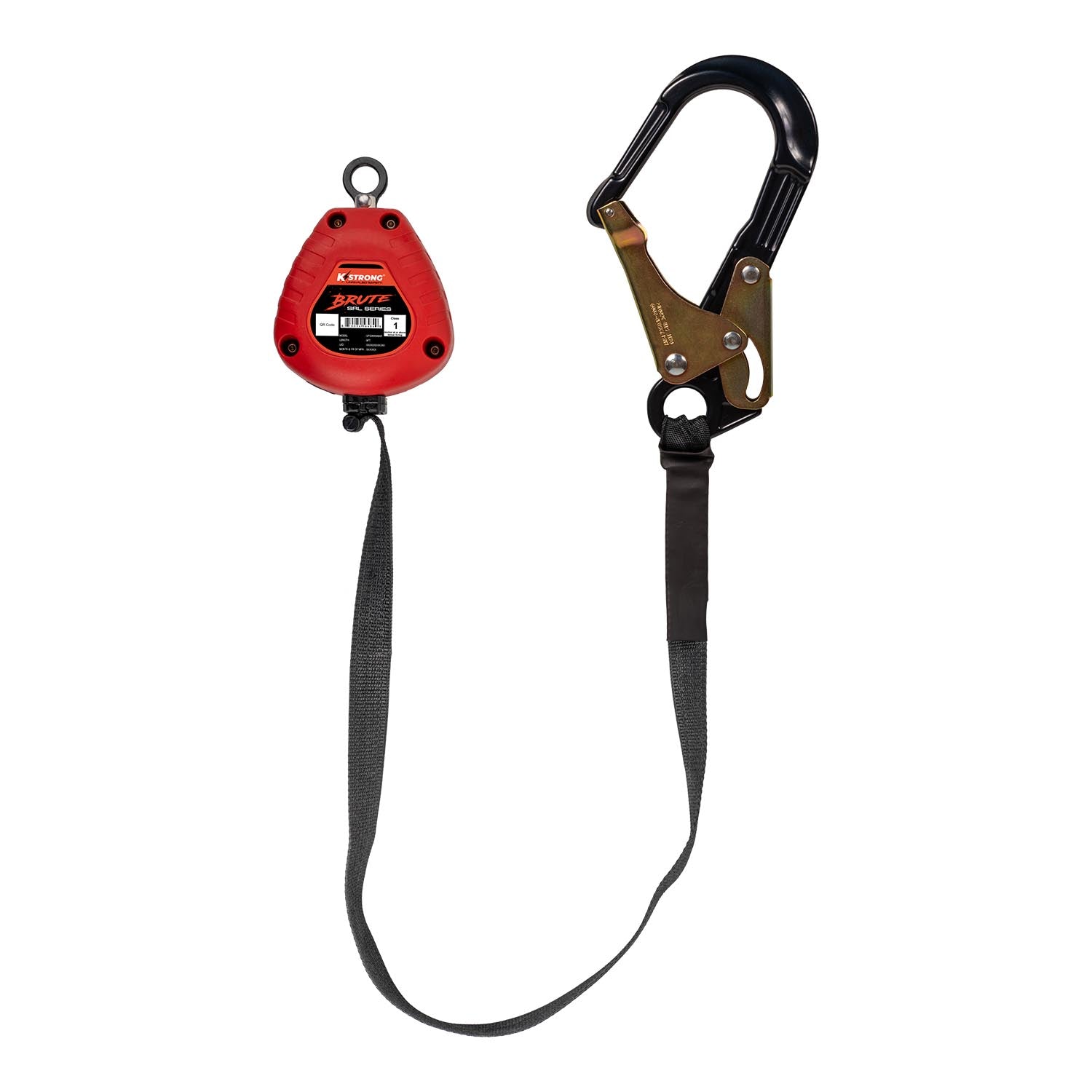 9 ft. SRL with Hi- Abrasion Resistant Webbing, Aluminum Rebar Hook and Dorsal Connector (ANSI)