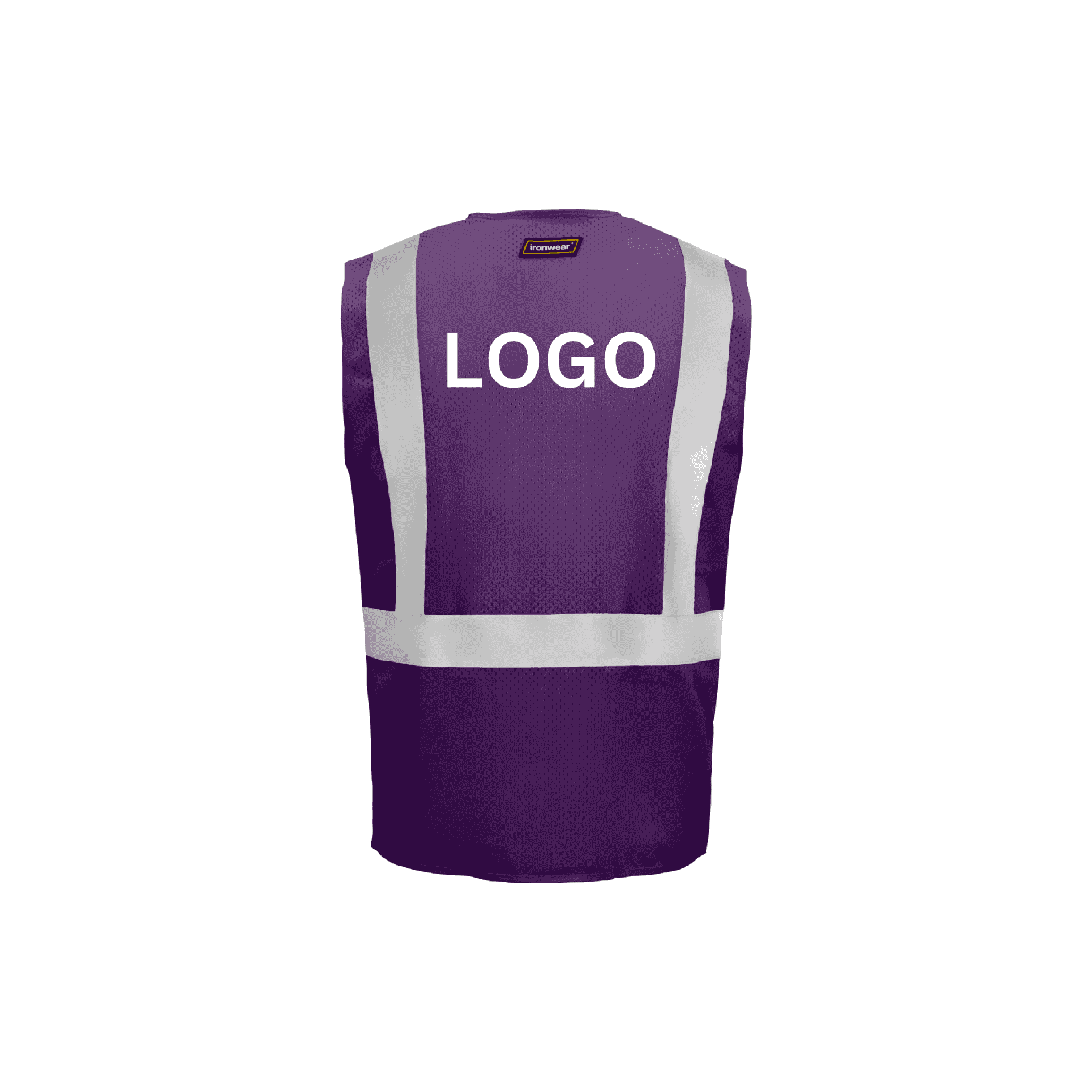 Purple Economy Zipper Closure Vest