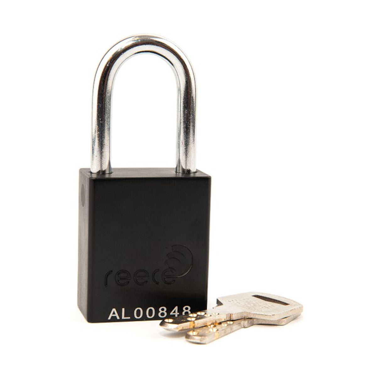 Black REECE Aluminum Safety Padlock KA SET