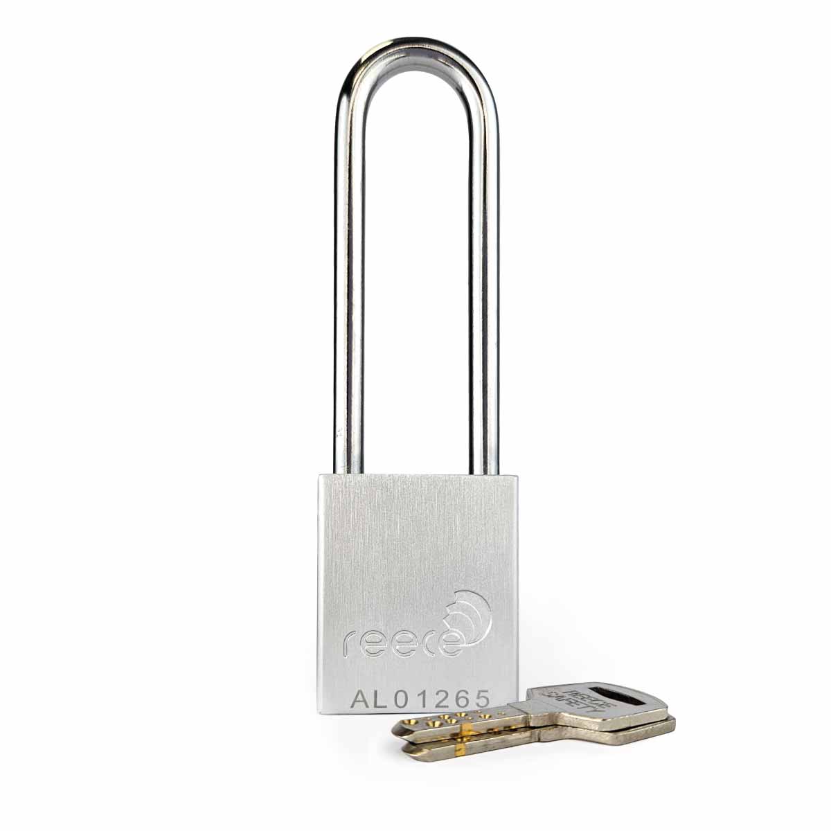 Silver REECE Aluminum Safety Long Padlock KTD