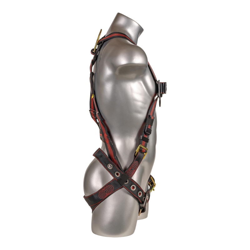 Elite 5-Point Full Body Harness, Dorsal D-ring, TB Legs, QC Chest (ANSI)