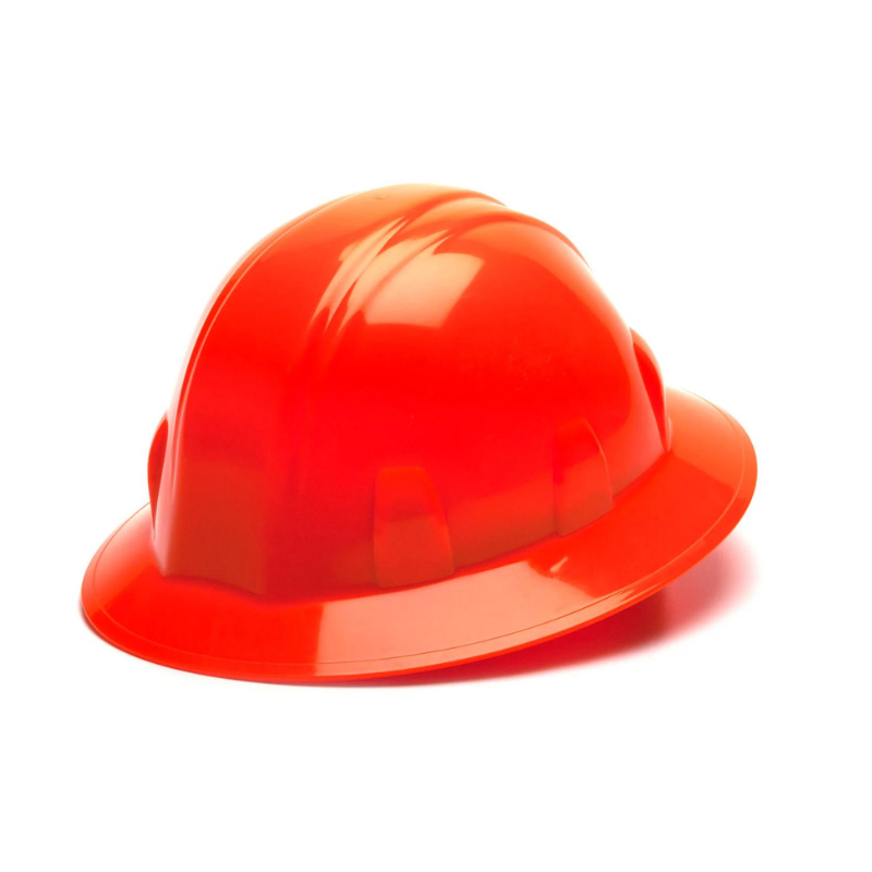 Hi Vis Pyramex SL Series Full Brim 4 Pt Hard Hats