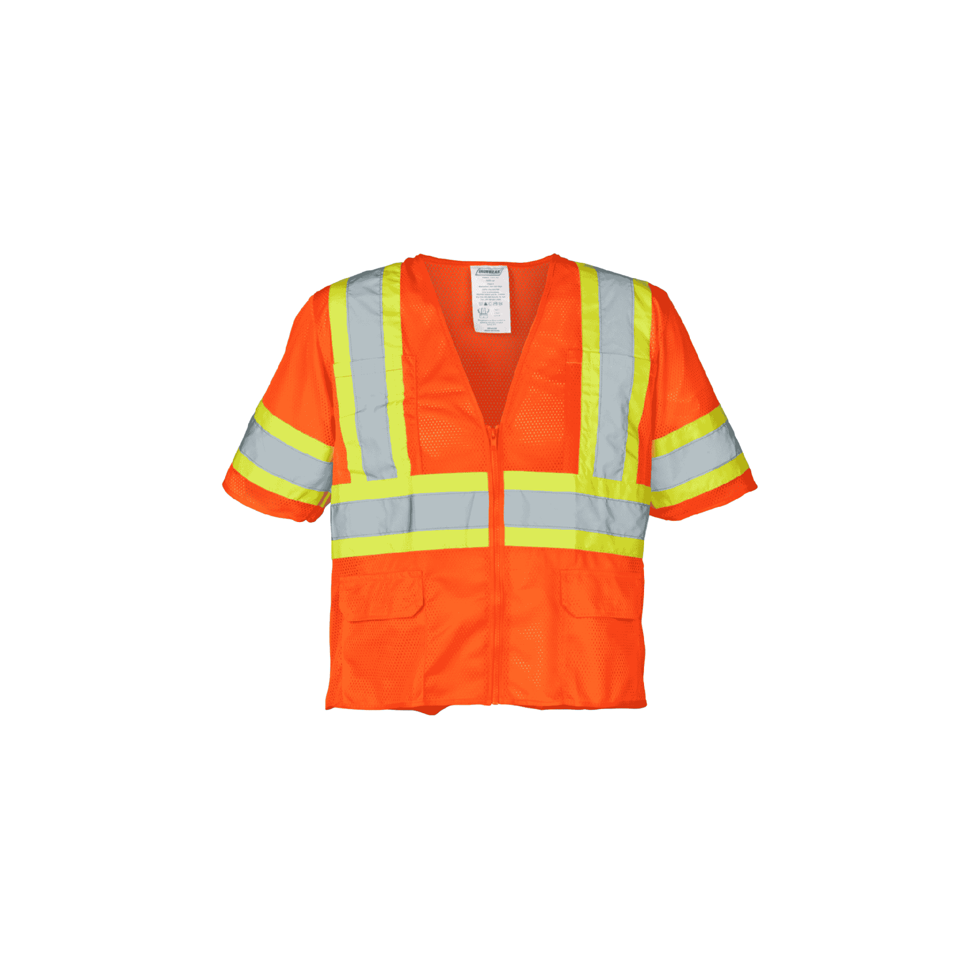 Orange Class 3 Safety Vest (Over the Shoulder)