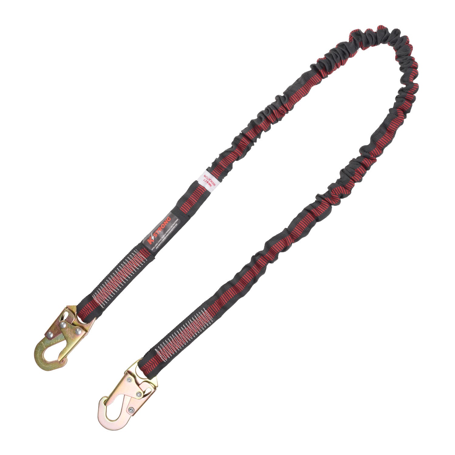 6 ft. Internal design shock absorbing lanyard with snap hooks (ANSI)