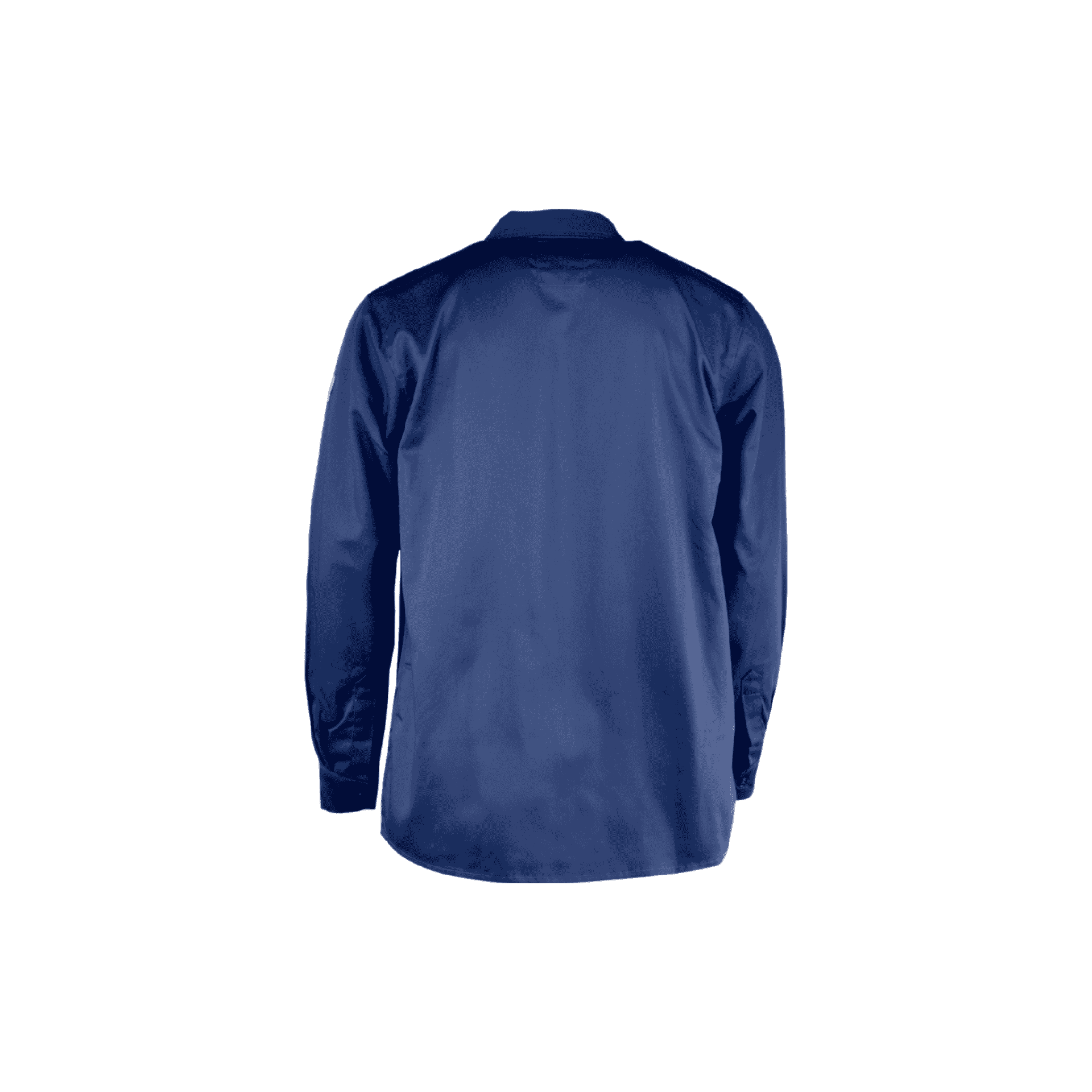 Navy Blue Flame Resistant Long Sleeve Button Up Shirt