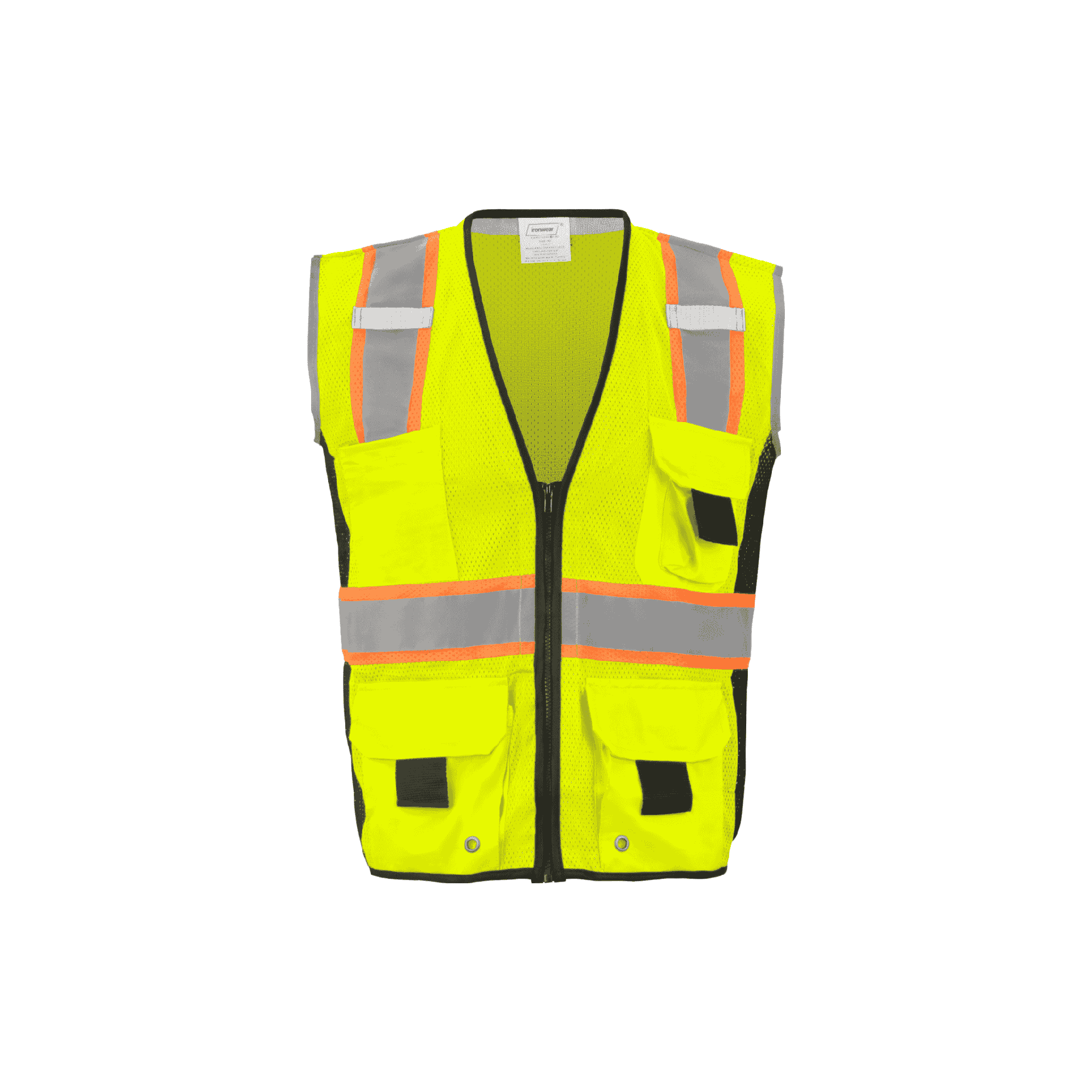Lime Class 2 Safety Vest (11 Pockets)