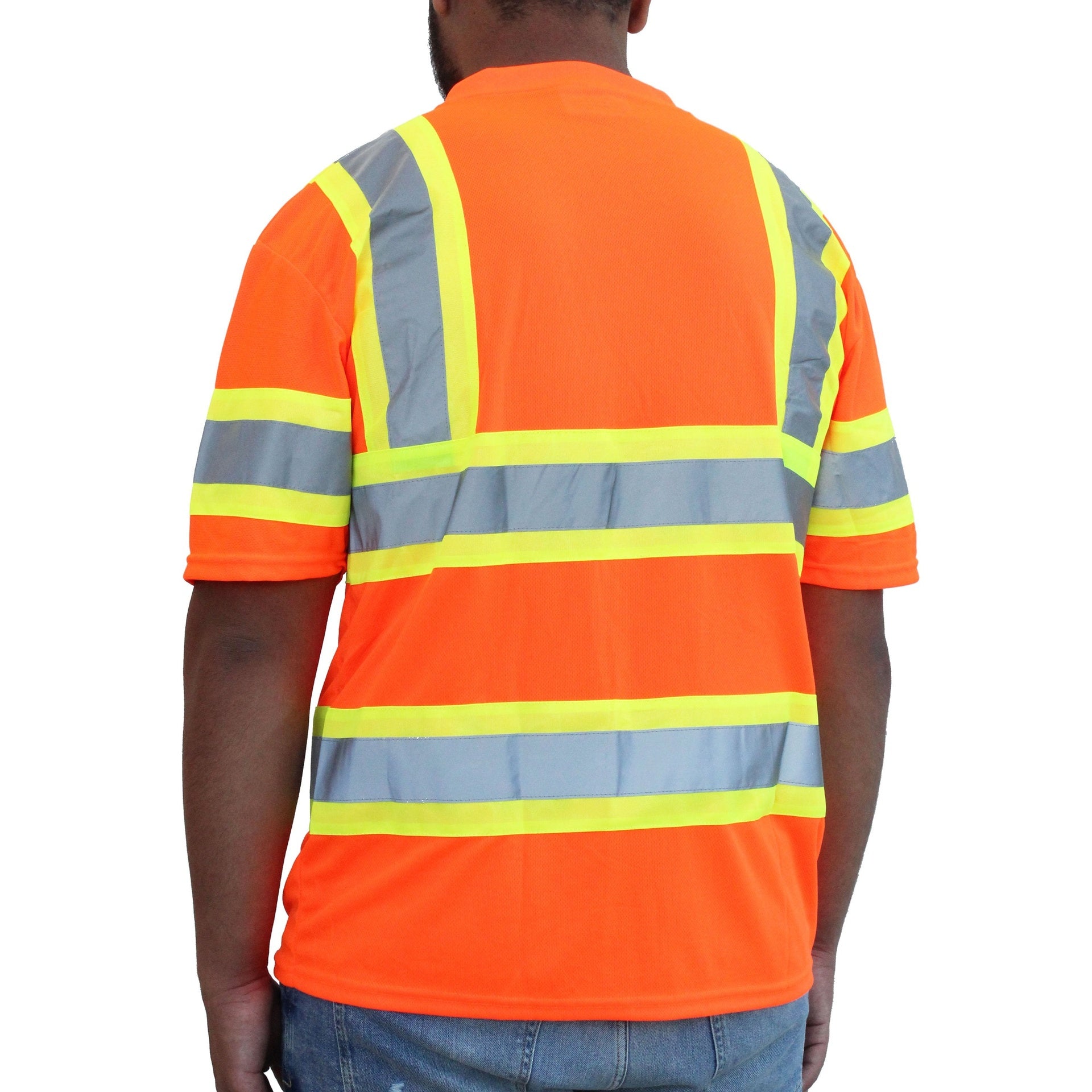 Hi-Viz Orange Class 3 Short Sleeve Mesh T-Shirt